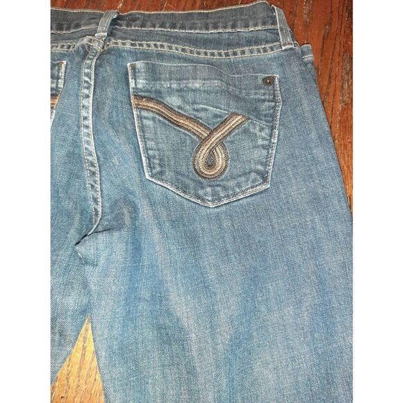 Womens Size 27" Waist James Jeans Dry Aged Denim James Dublin Braided Blue Jeans - Picture 7 of 7